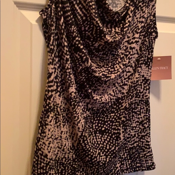 NWT Ellen Tracy Ladies Sleeveless Cowl Top - Picture 4 of 7